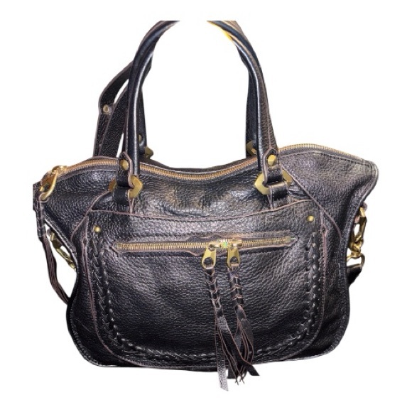 orYANY Sarah Leather Bag with Gold Accents - Picture 4 of 17